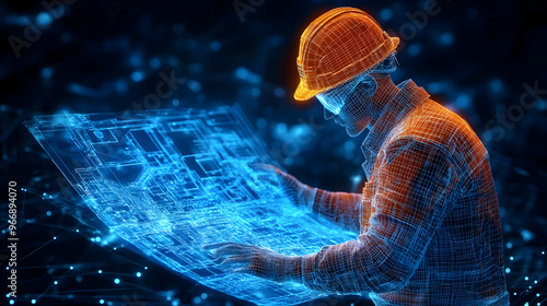 A digital construction work...