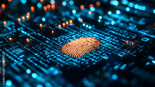 A digital fingerprint on a ...