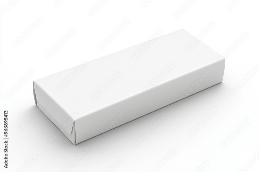 Blank White Cardboard Box on White Background Blank White Cardboard Box on White Background