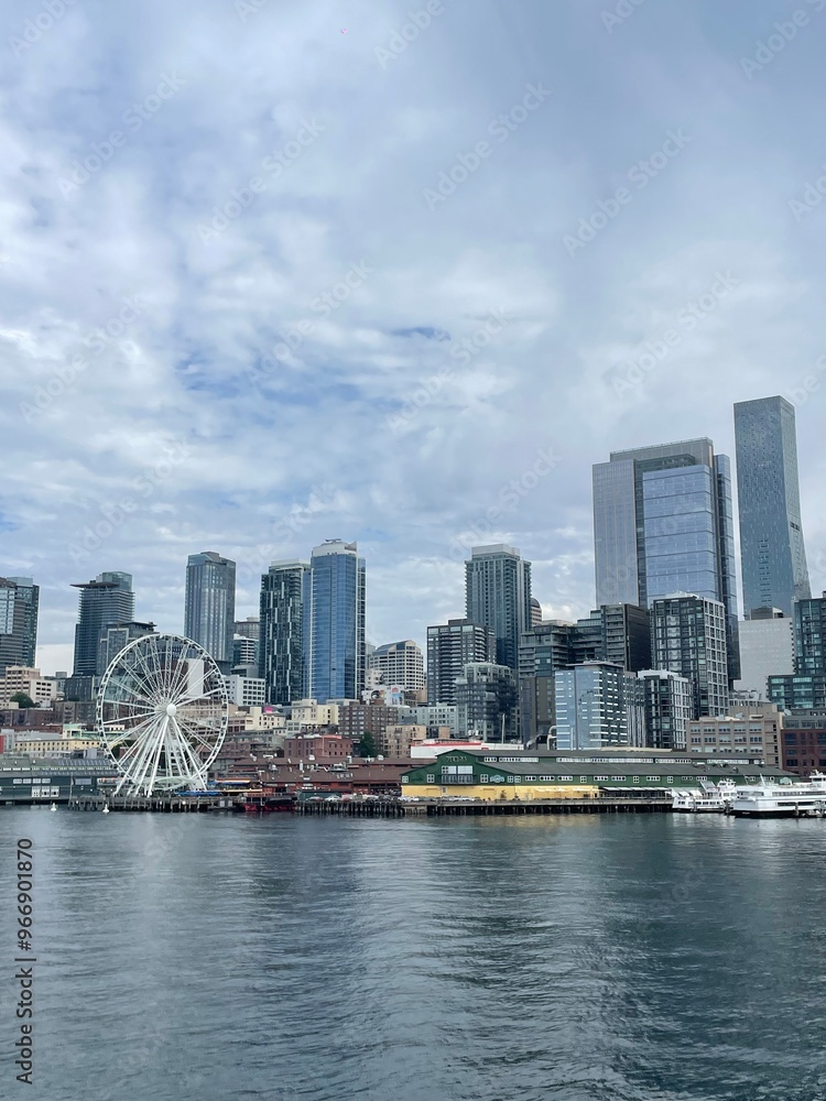 Fototapeta premium city skyline of Seattle