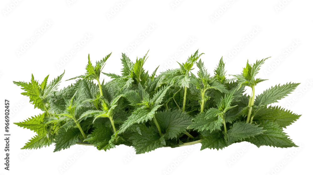 Fototapeta premium nettles on a transparent background