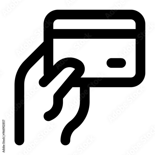 debit card icon for illustration
