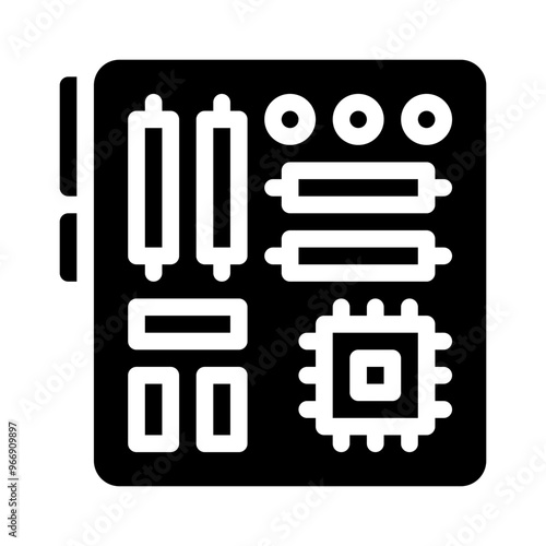 motherboard glyph icon