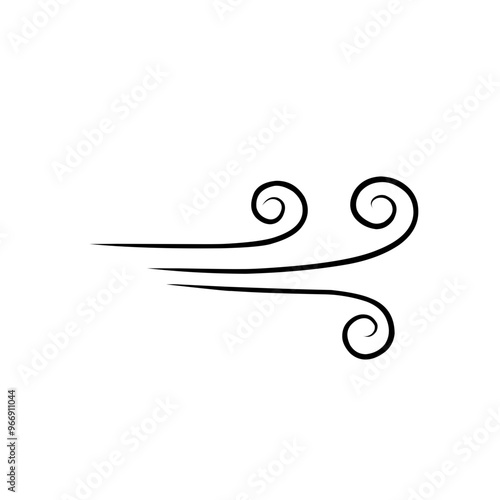Wind Blow Icon 