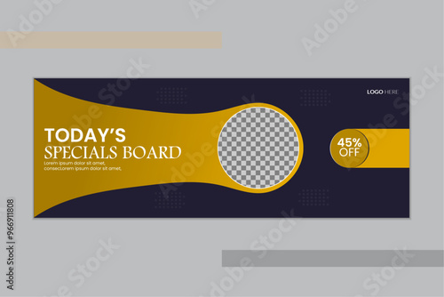 This period specials snack Facebook cover design