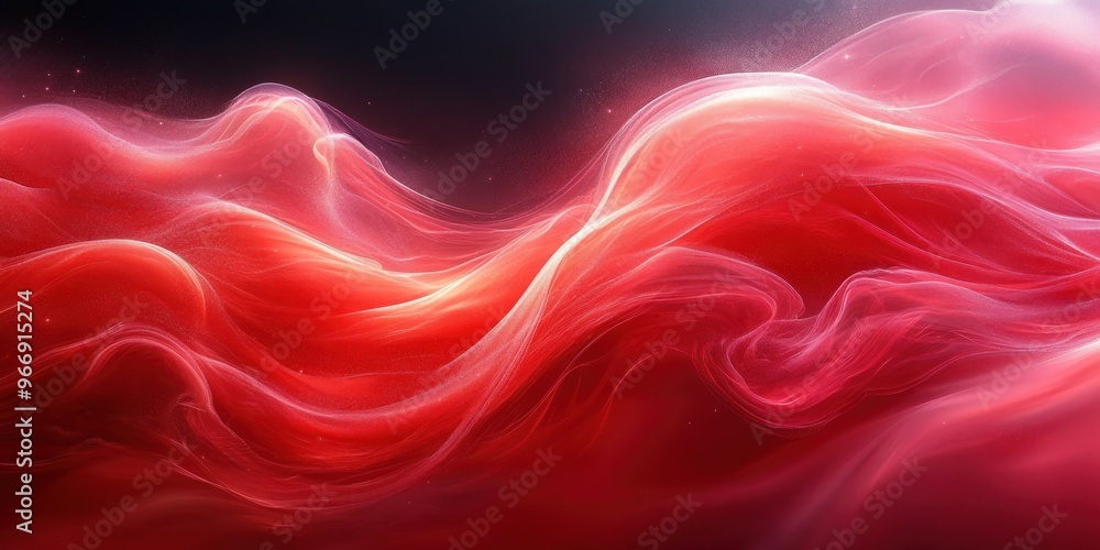 Abstract Red and White Swirling Light Design Abstract Red and White Swirling Light Design