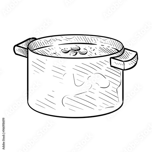 soup handdrawn illustration