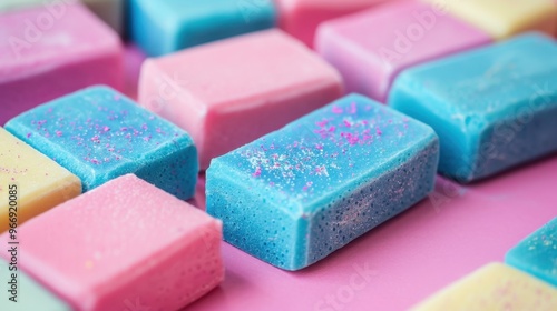 Erasers: Handy rubber or vinyl blocks used to wipe away pencil marks from paper, vital for students who need to make adjustments and corrections.
