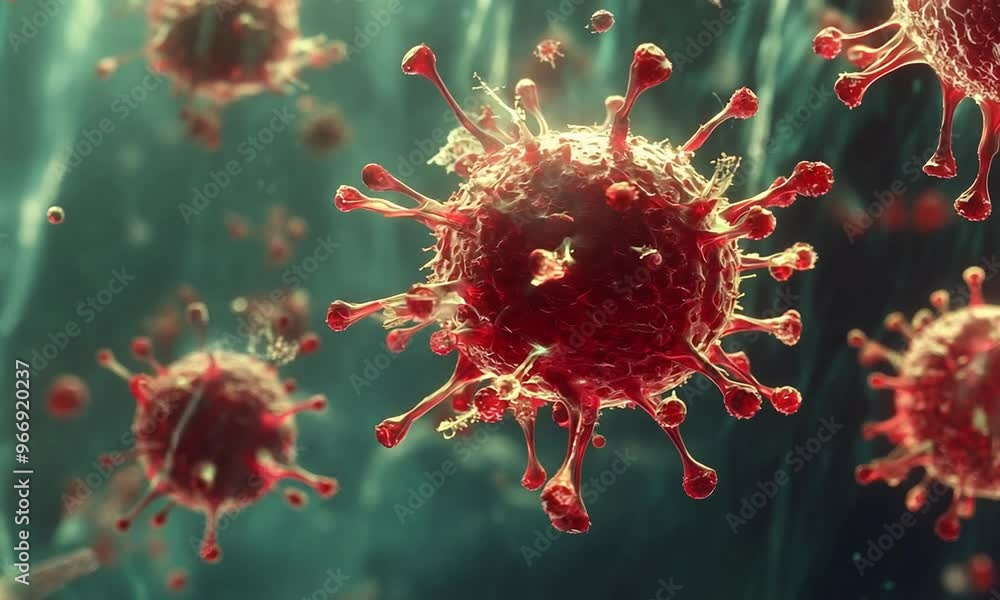 Microscopic View of Coronavirus Microscopic View of Coronavirus