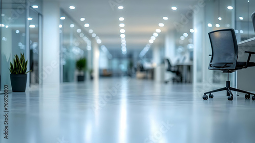 A modern office space with ...