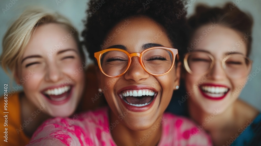 A group of friends laughing and leaning into each other capturing a joyful and celebratory selfie moment that showcases their friendship happiness and camaraderie A group of friends laughing and leaning into each other capturing a joyful and celebratory selfie moment that showcases their friendship happiness and camaraderie