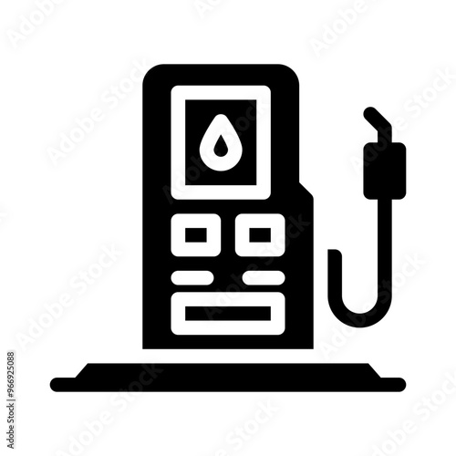fuel glyph icon