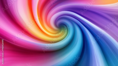 Colorful swirling abstract gradient background, vibrant colors. Creative design concept