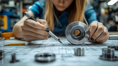 A person working on enginee...
