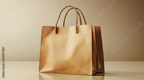 A plain brown paper shoppin...