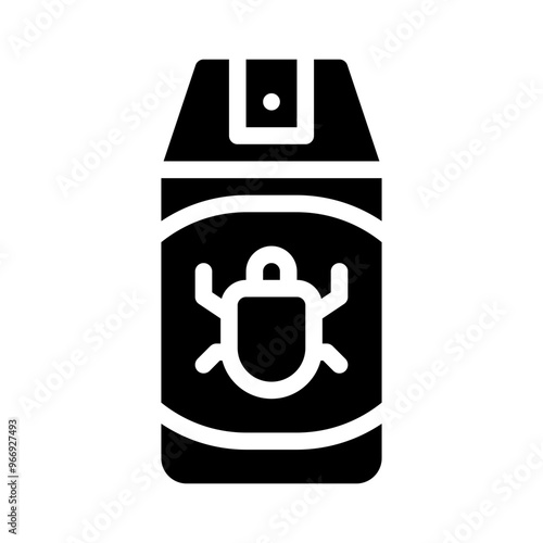 bug spray glyph icon