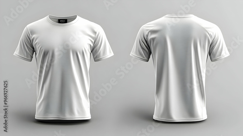 A plain white t-shirt displ...