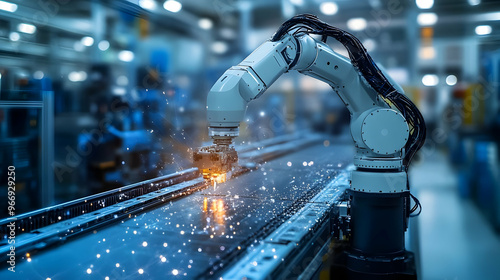 A robotic arm performing pr...