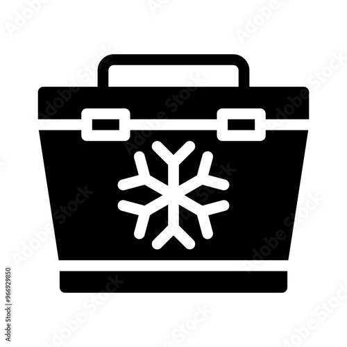 cooler glyph icon