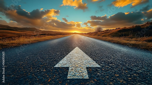 A scenic road leads towards...