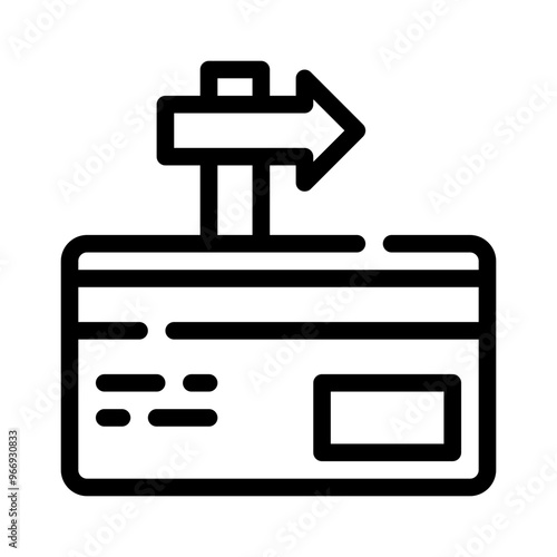direct debit line icon