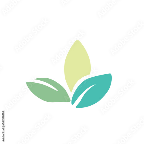 leaf logo vector illustration 