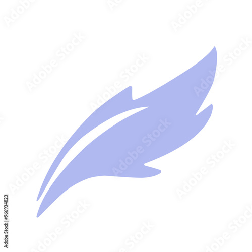 abstract leaf icons natural illustration