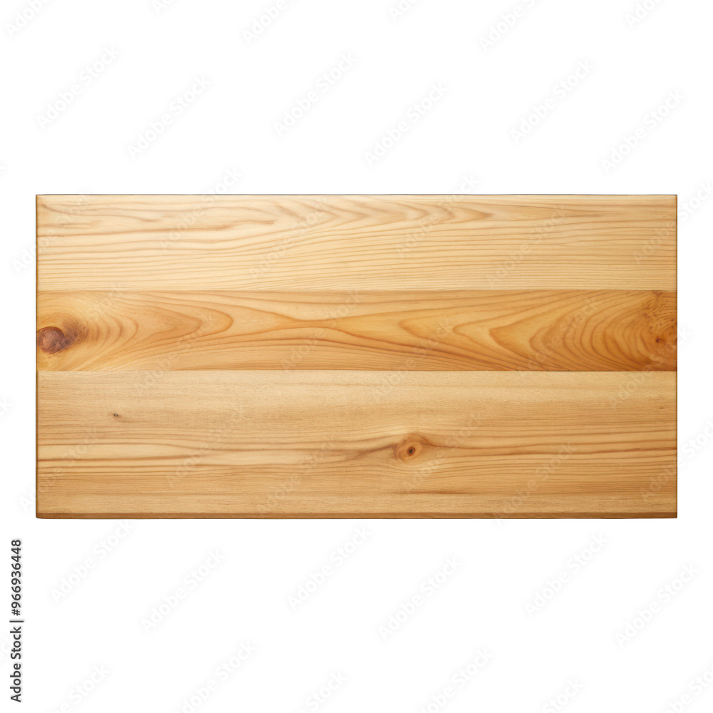 Wooden plank top view isolated on transparent background Wooden plank top view isolated on transparent background