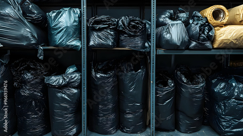A storage area filled with ...