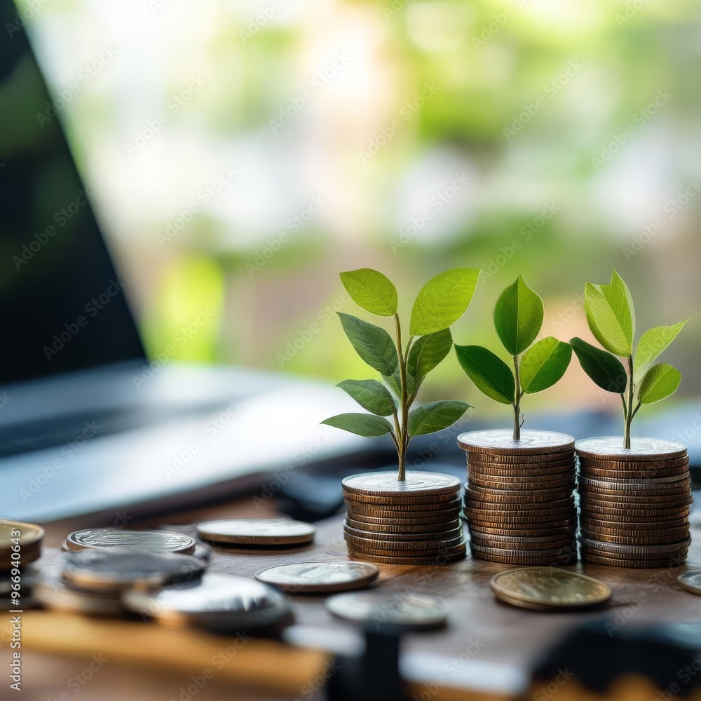 Business growth and positive sustainable. Profitable Investment. Positive trend. Green business. Business growth and positive sustainable. Profitable Investment. Positive trend. Green business.