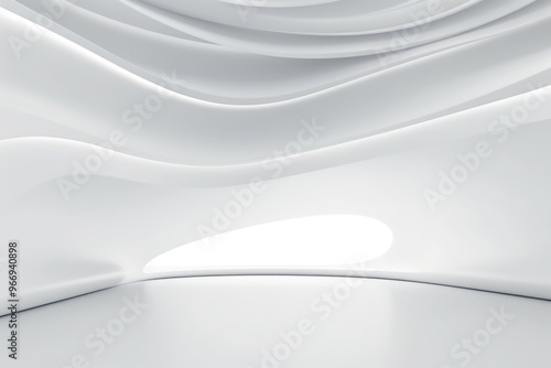 Free abstract white background minimal futuristic architectural space wallpaper