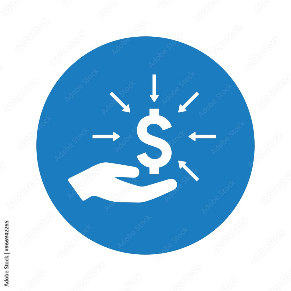 Finance, income, money icon.