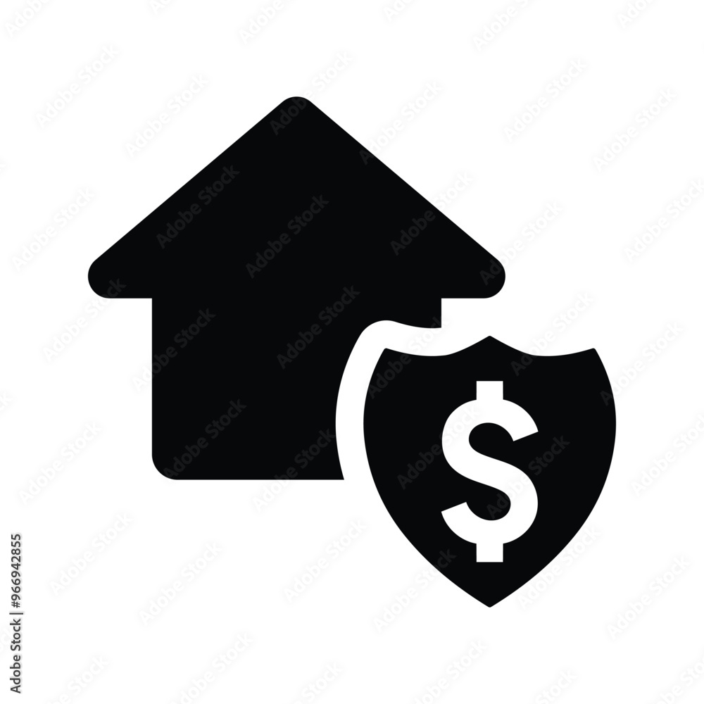 House, pledge, secured loan icon. House, pledge, secured loan icon.