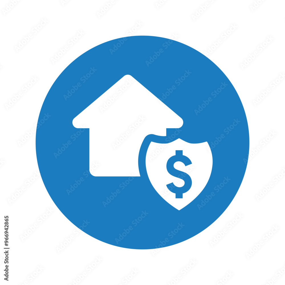 House, pledge, secured loan icon. House, pledge, secured loan icon.