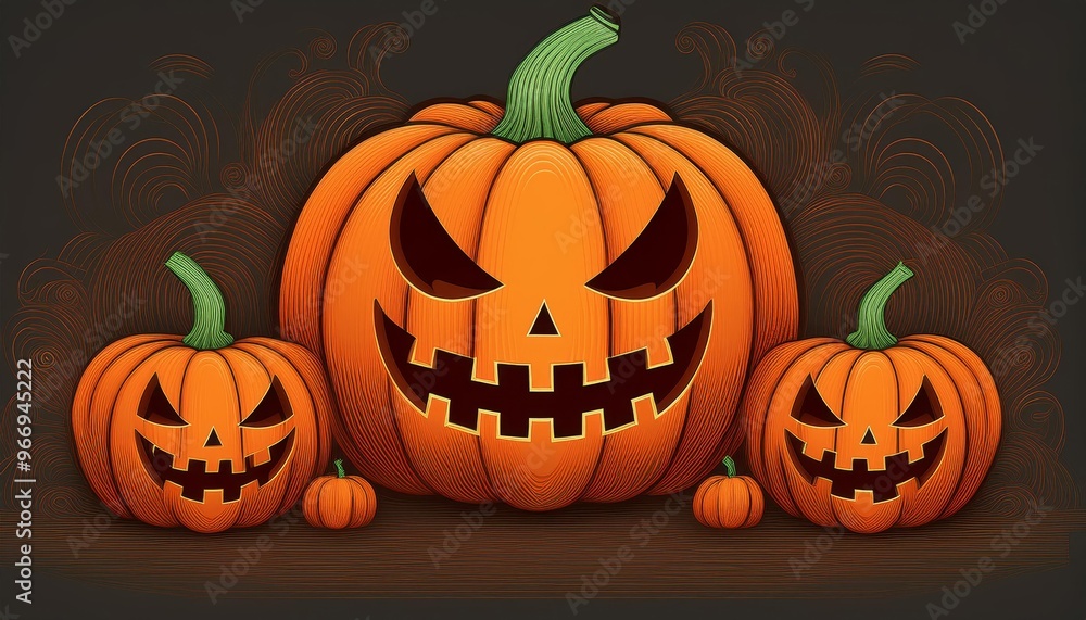 Spooky Pumpkins for Halloween Spooky Pumpkins for Halloween