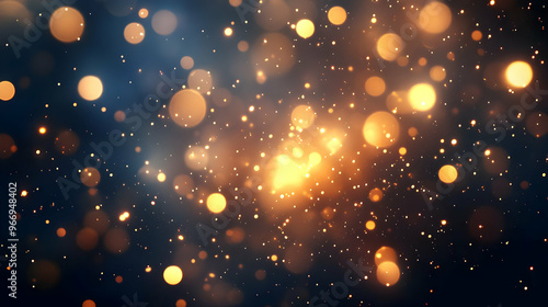 A vibrant display of glowin...