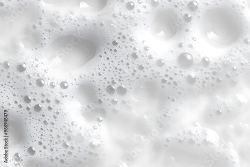Wallpaper Mural white soap foam bubbles texture Torontodigital.ca