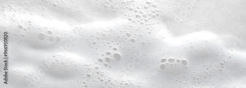 Abstract white soap foam bubbles texture 