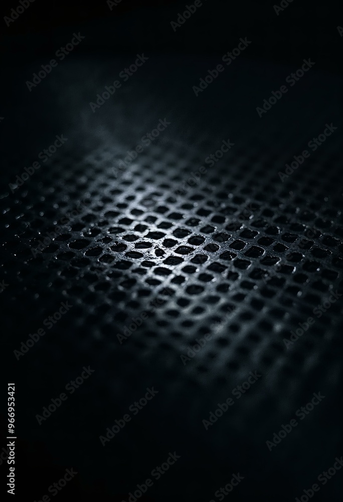 Metal Grid Texture. Abstract Pattern with Dark Blue Tones and Light. Metal Grid Texture. Abstract Pattern with Dark Blue Tones and Light.
