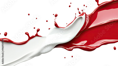 cream on transparent background