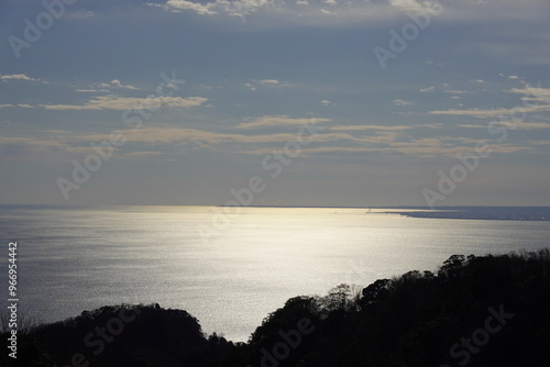 sunset over the sea