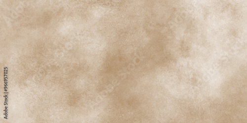Grunge and smooth paper texture of brown surface, light brown grunge velvety texture with brown color and grainy stains, Old parchment paper of brown grunge texture.