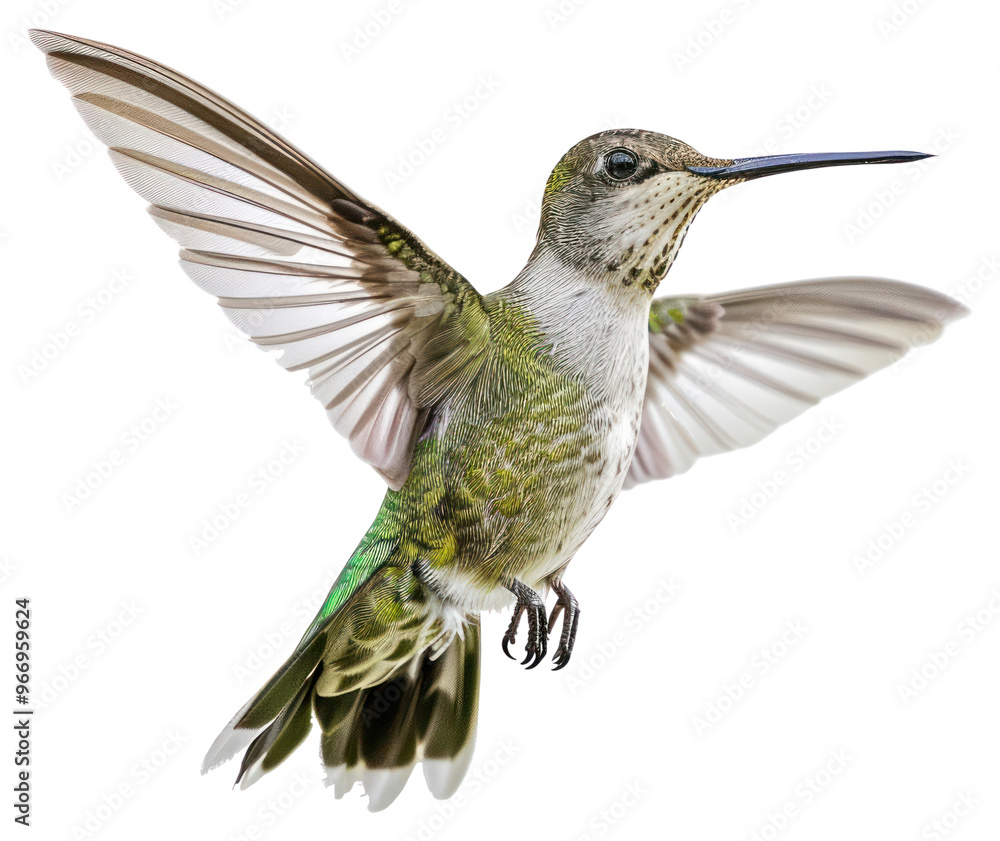 Fototapeta premium PNG Graceful hummingbird in mid-flight