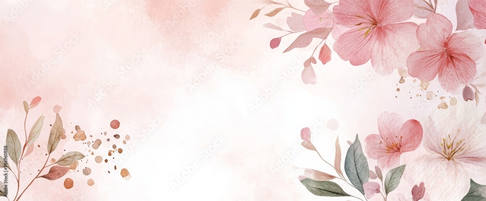 Blooming Sakura Pink Cherry Blossoms in Full Spring Glory Background Blooming Sakura Pink Cherry Blossoms in Full Spring Glory Background