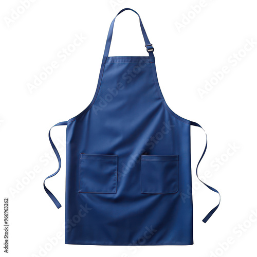 Blue Apron isolated on transparent background