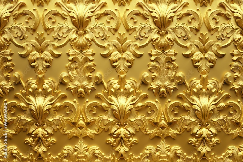 seamless gold background with intricate tile design is perfect for use in any decorative project. Ornate patterns and luxurious feel make it ideal for adding touch of elegance surface. seamless gold background with intricate tile design is perfect for use in any decorative project. Ornate patterns and luxurious feel make it ideal for adding touch of elegance surface.