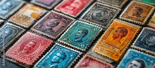 Vintage Postage Stamps Collection