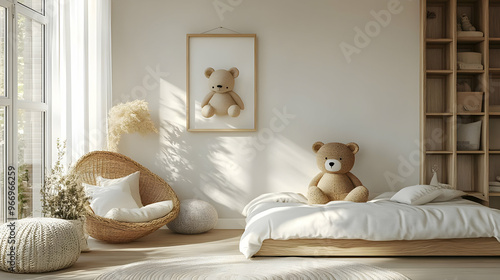 Cozy children's bedroom wit...