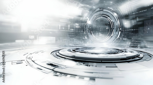 Futuristic abstract design ...