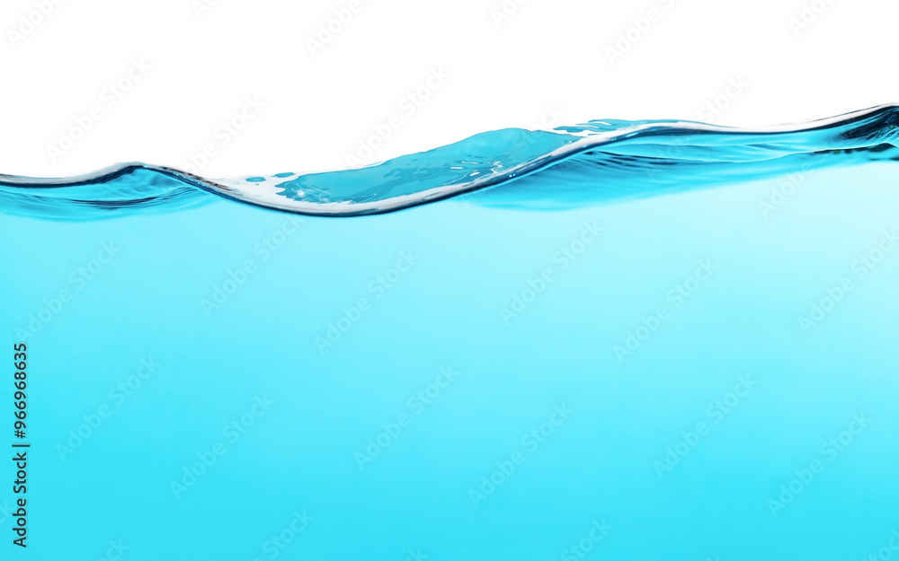 Water Wave on White Background. Pure Water. Blue water Texture Background.
Water Wave on White Background. Pure Water. Blue water Texture Background.